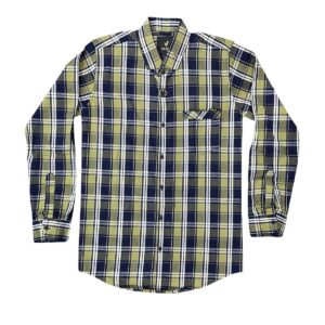 Classic Olive-Navy Checkered Shirt