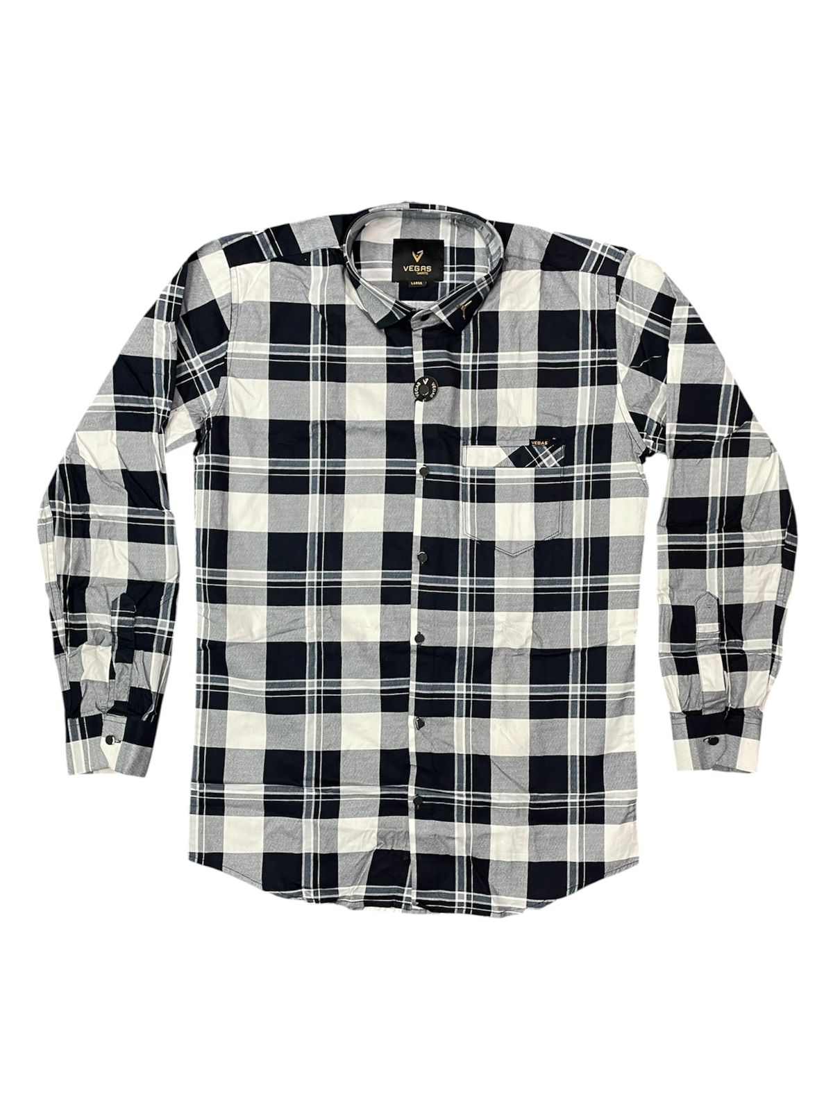 Monochrome Classic Check Shirt
